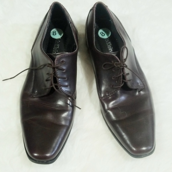Calvin Klein Other - Calvin Klein mens brown oxford dress shoes. 8.5